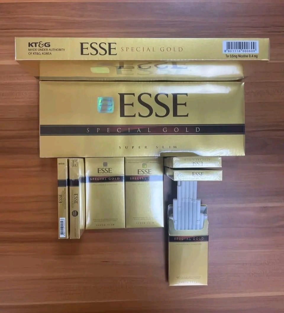 เอสเซ่ สเปเชียล โกล(มวนเล็ก) (Esse Special Gold Slims) 3