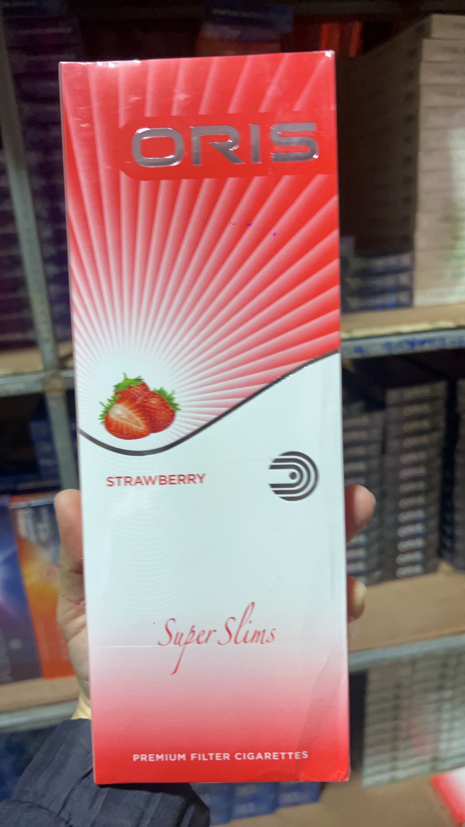 โอริส สตอเบอรี่(มวนเล็ก) (Oris Strawberry Super Slims)