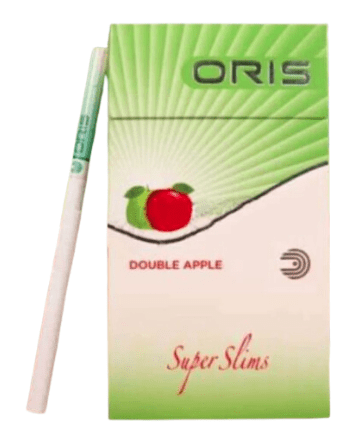 โอริส ดับเบิ้ลแอ๊ปเปิ้ล ซุปเปอร์สลิม(มวนเล็ก) (Oris Double Apple Slims) 2