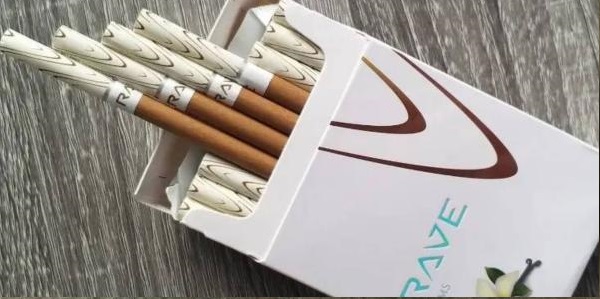 เรเว่ วานิลา(ร้อน) (มวนสลิมเล็ก)(Rave Vanilla Slims) 2