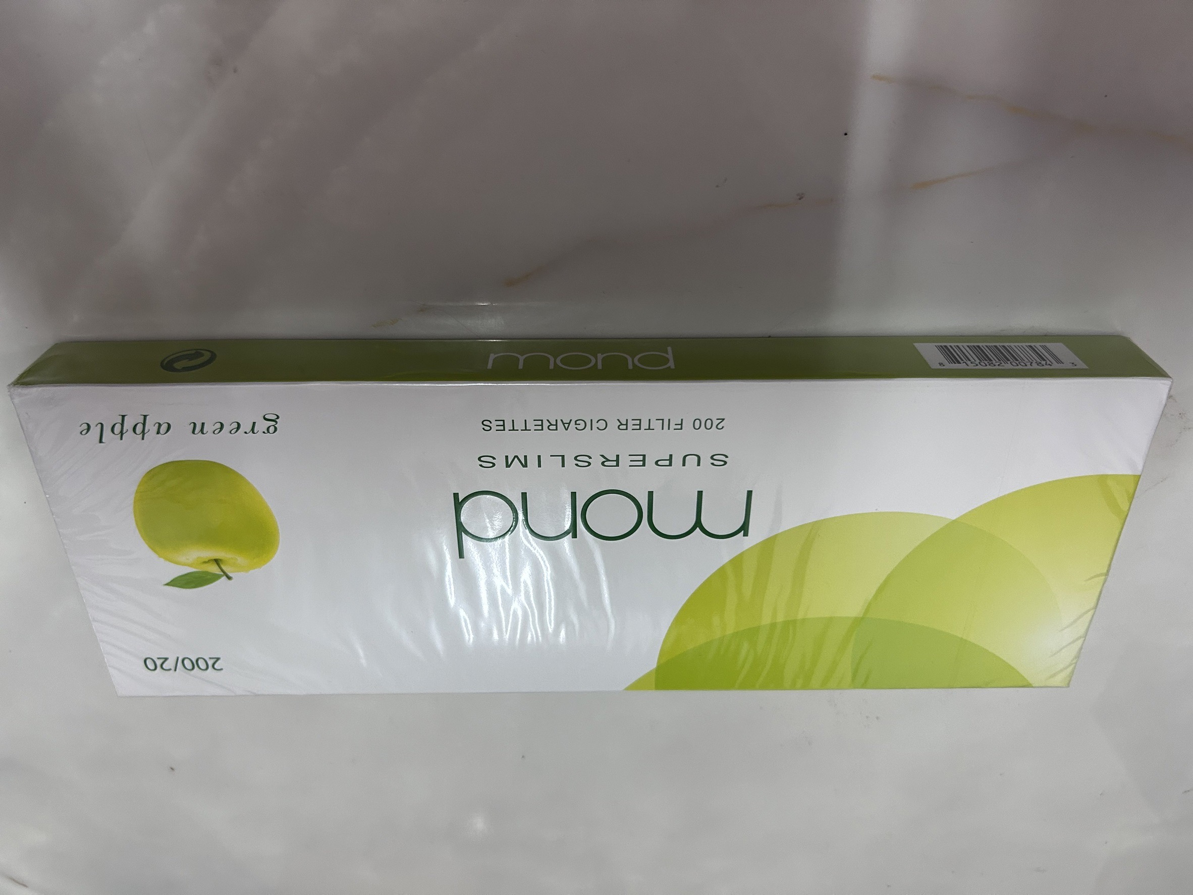 มอนด์ แอ๊ปเปิ้ลเขียว(ร้อน)(มวนสลิมเล็ก) (Mond Green Apple SuperSlims)