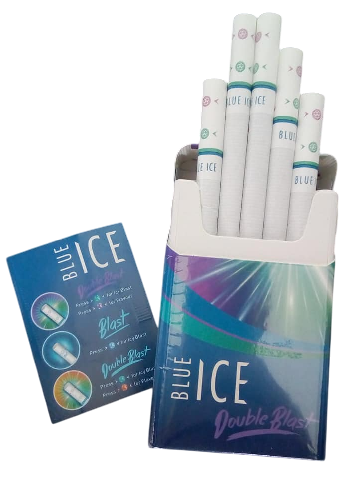 บลูไอซ์ ดับเบิ้ลแบลสบลูเบอรี่ 2 เม็ดกด(สายเย็น) (BLUE ICE DOUBLEBLAST) 2