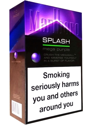 มาโบโร่ เมก้าเพอเพิล องุ่น 1 เม็ดกด (Marlboro Splash Mega Purple) 2