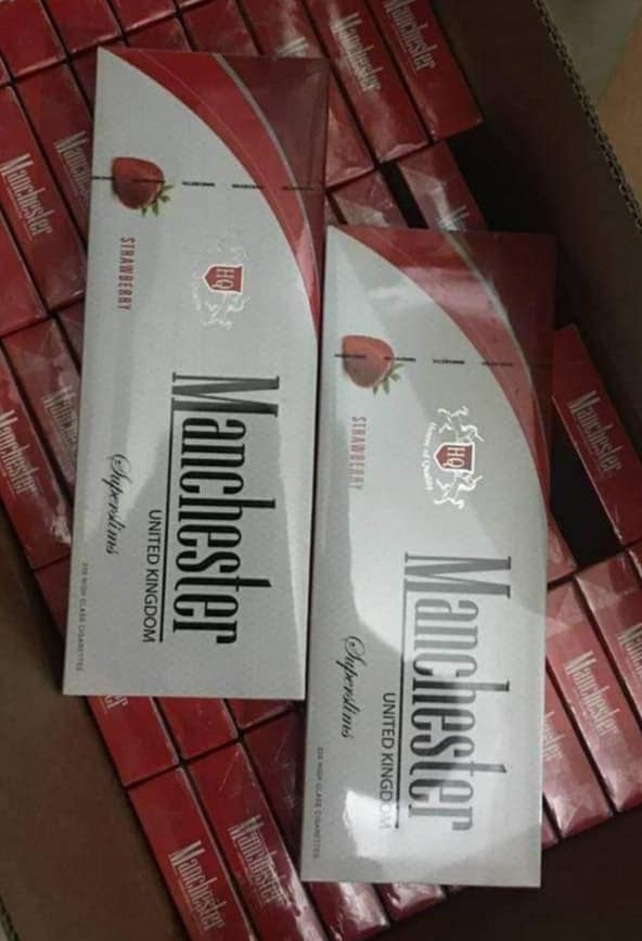 แมนเชสเตอร์ สตอร์เบอรี่ (มวนเล็ก) (Manchester Strawberry Super Slim) 4