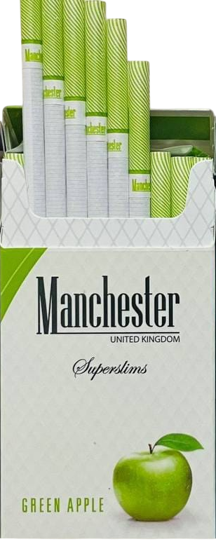 แมนเชสเตอร์ แอ๊ปเปิ้ลเขียว (มวนเล็ก) (Manchester Green Apple Super Slim) 2