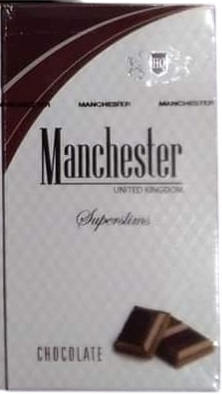 แมนเชสเตอร์ ช็อกโกแลต (มวนเล็ก) (Manchester Chocolate Super Slim) 2